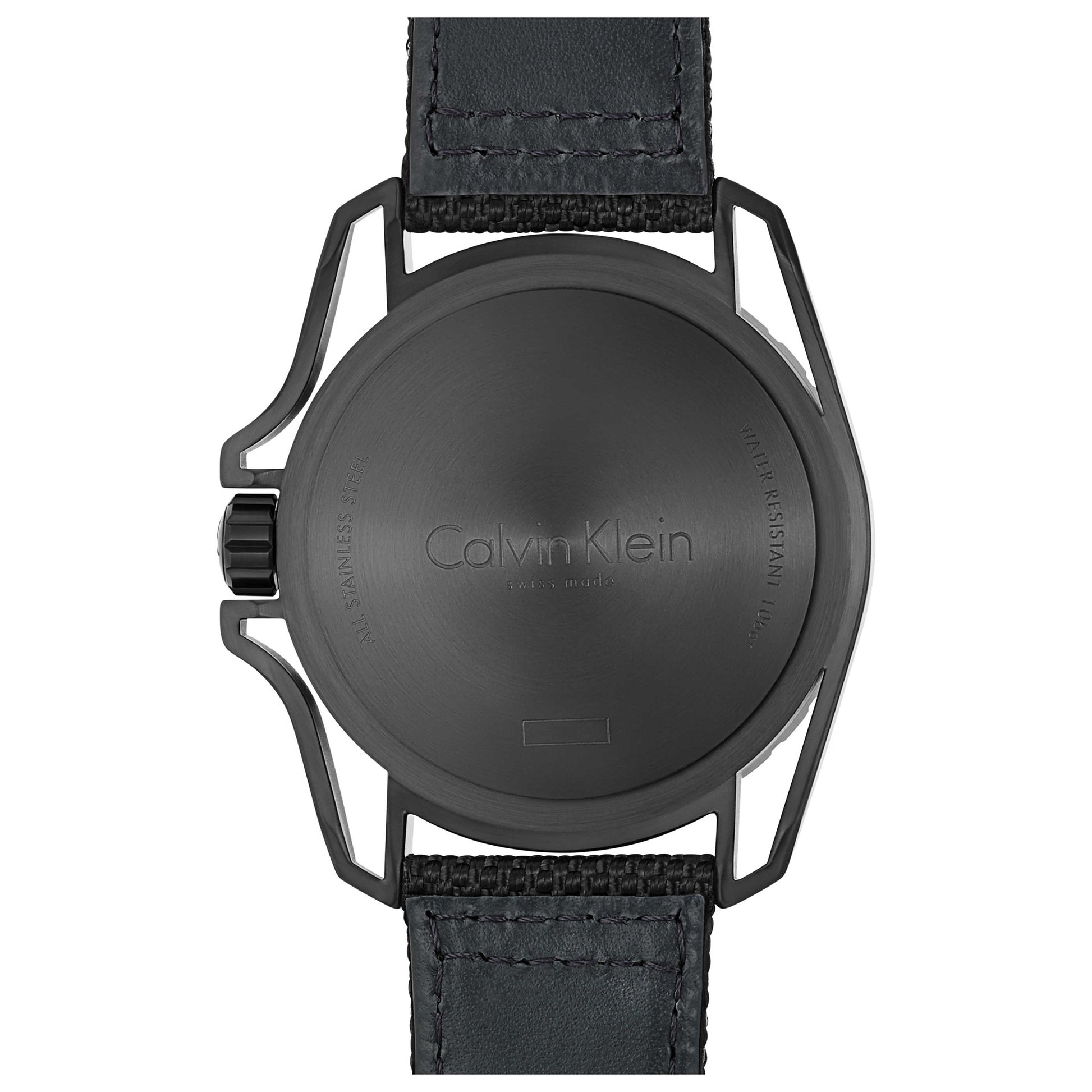 Back view of Calvin Klein Earth Men's Quartz Watch K5Y31ZB1