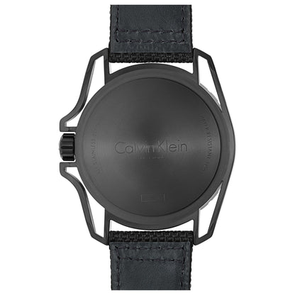 Back view of Calvin Klein Earth Men's Quartz Watch K5Y31ZB1