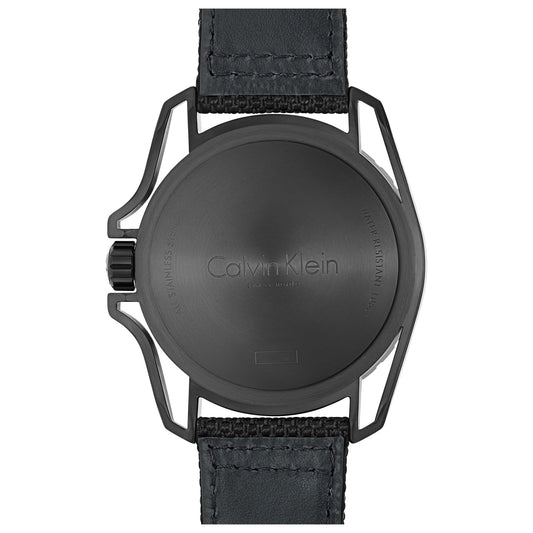 Back view of Calvin Klein Earth Men's Quartz Watch K5Y31ZB1