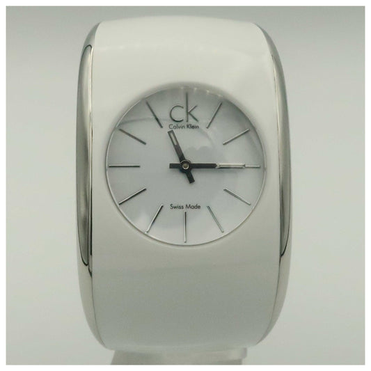 Front view of Calvin Klein Gloss Women's Swiss Quartz (Battery-Powered) Watch K6005101-PO