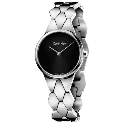 Front view of Calvin Klein Snake Women's Quartz Watch K6E23141