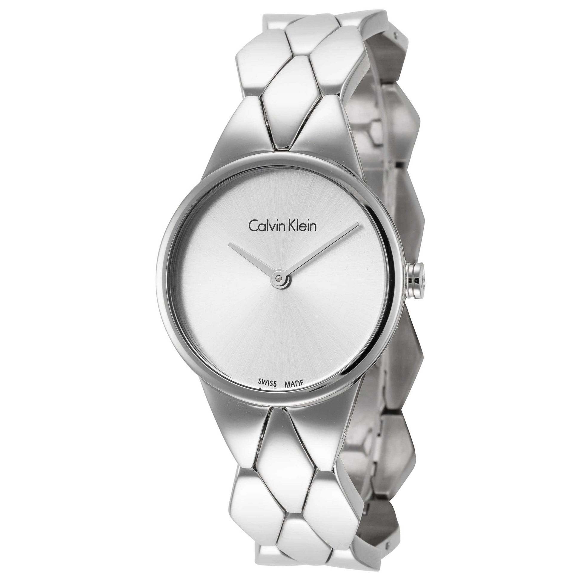 Front view of Calvin Klein Snake Women's Quartz Watch K6E23146