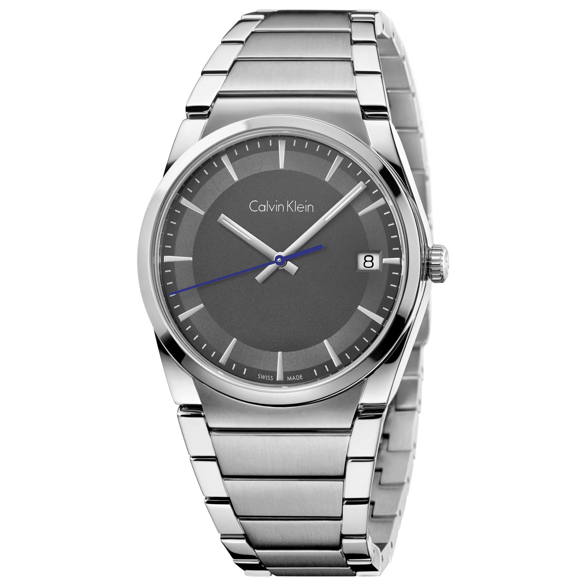 Front view of Calvin Klein Step Men's Swiss Quartz (Battery-Powered) Watch K6K31143