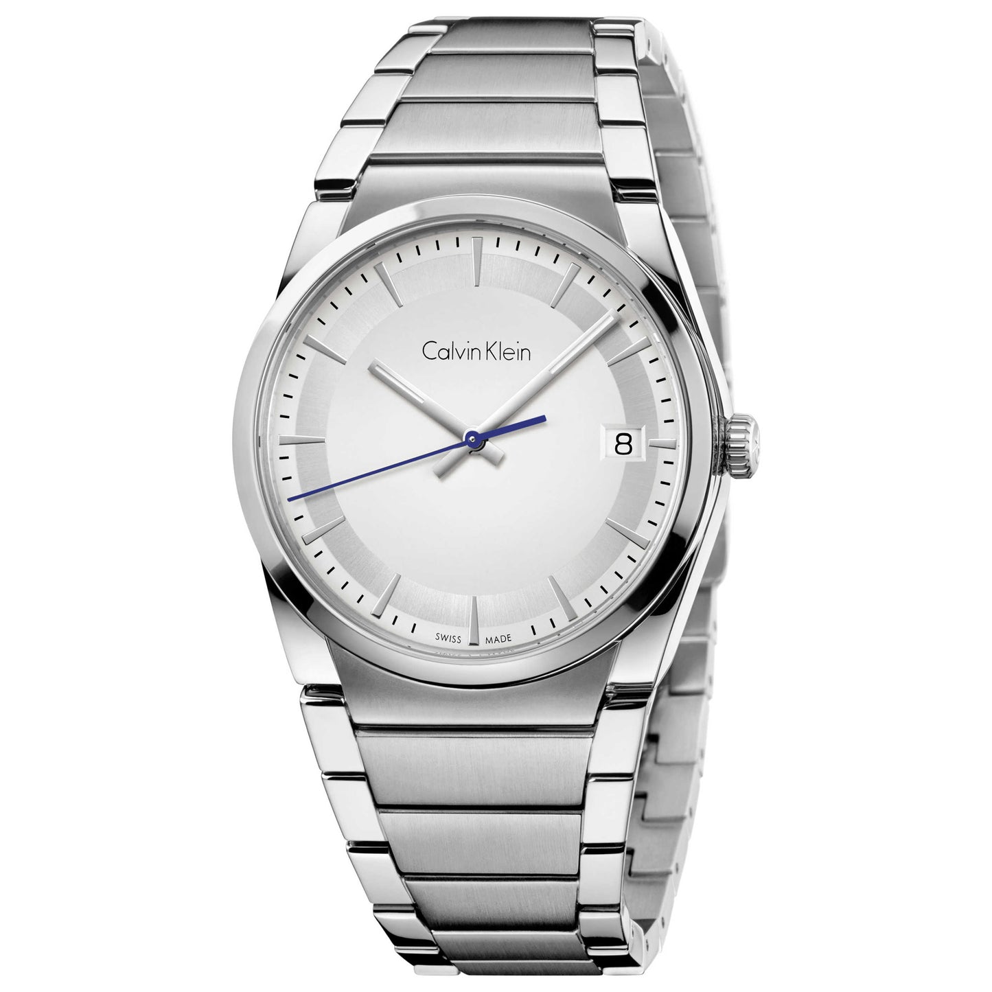 Front view of Calvin Klein Step Men's Swiss Quartz (Battery-Powered) Watch K6K31146