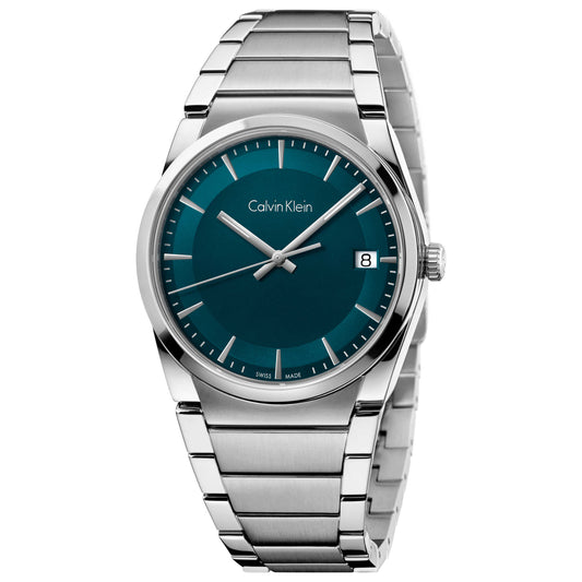Front view of Calvin Klein Step Men's Swiss Quartz (Battery-Powered) Watch K6K3114L