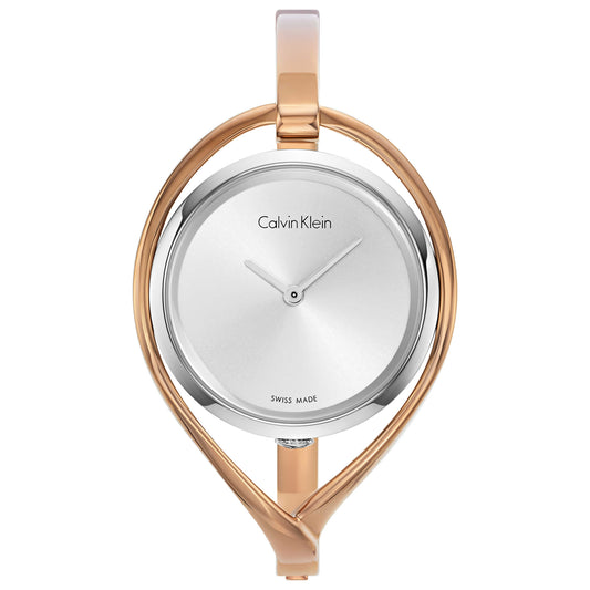 Front view of Calvin Klein Light Women's Swiss Quartz (Battery-Powered) Watch K6L2S1Z6