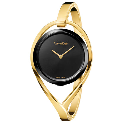Front view of Calvin Klein Light Women's Swiss Quartz (Battery-Powered) Watch K6L2S411