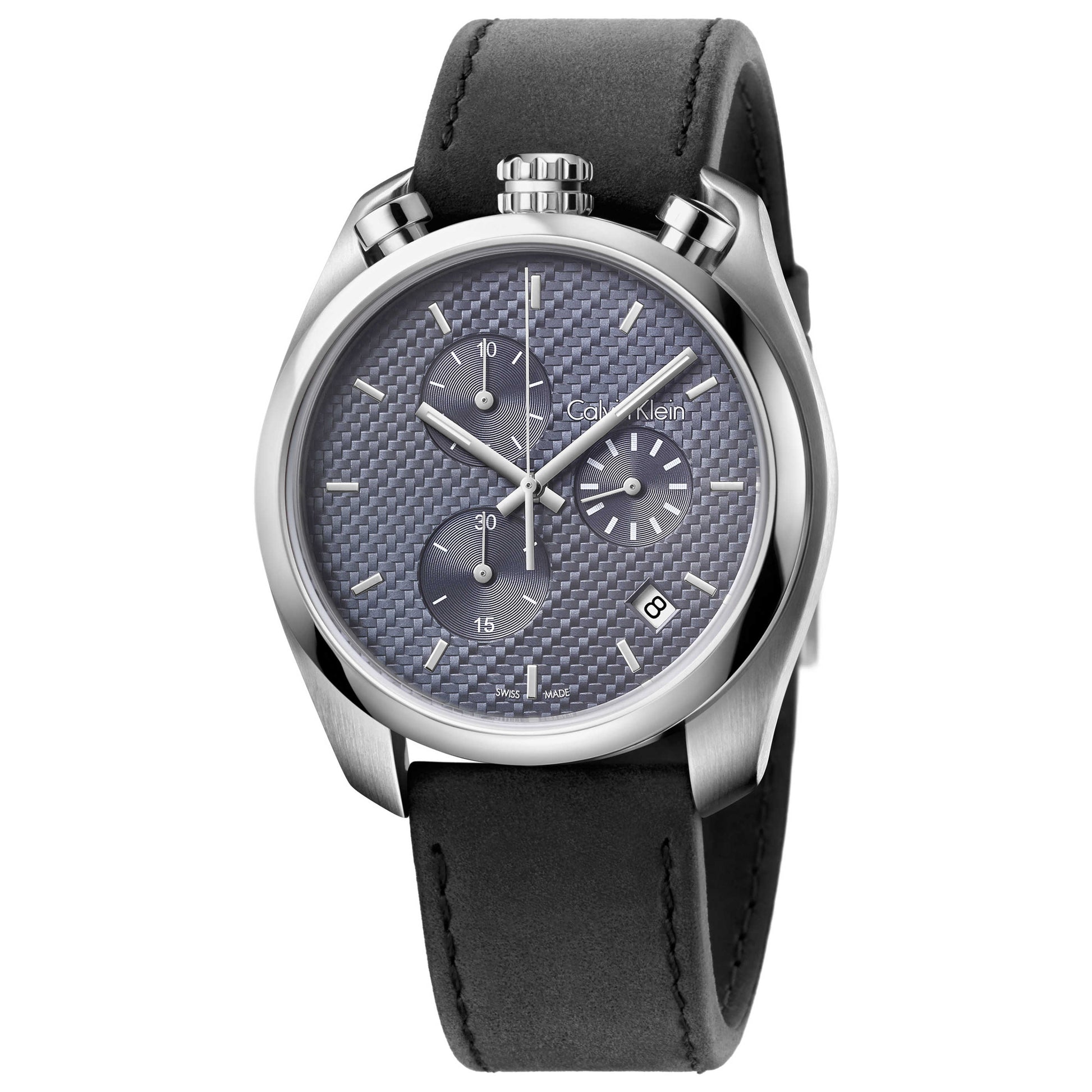 Front view of Calvin Klein Control Men's Swiss Quartz (Battery-Powered) Watch K6Z371C4