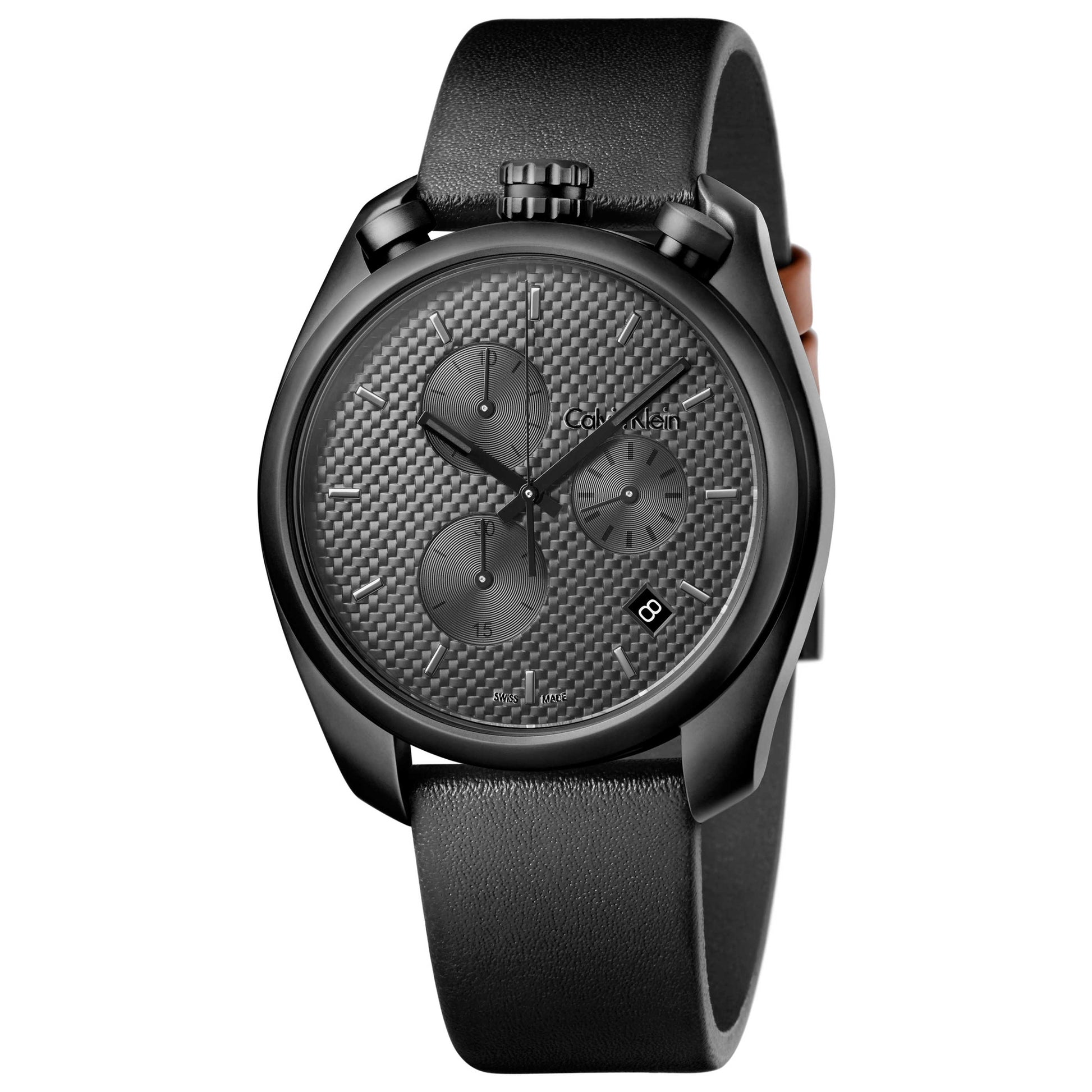 Front view of Calvin Klein Control Men's Swiss Quartz (Battery-Powered) Watch K6Z574C1