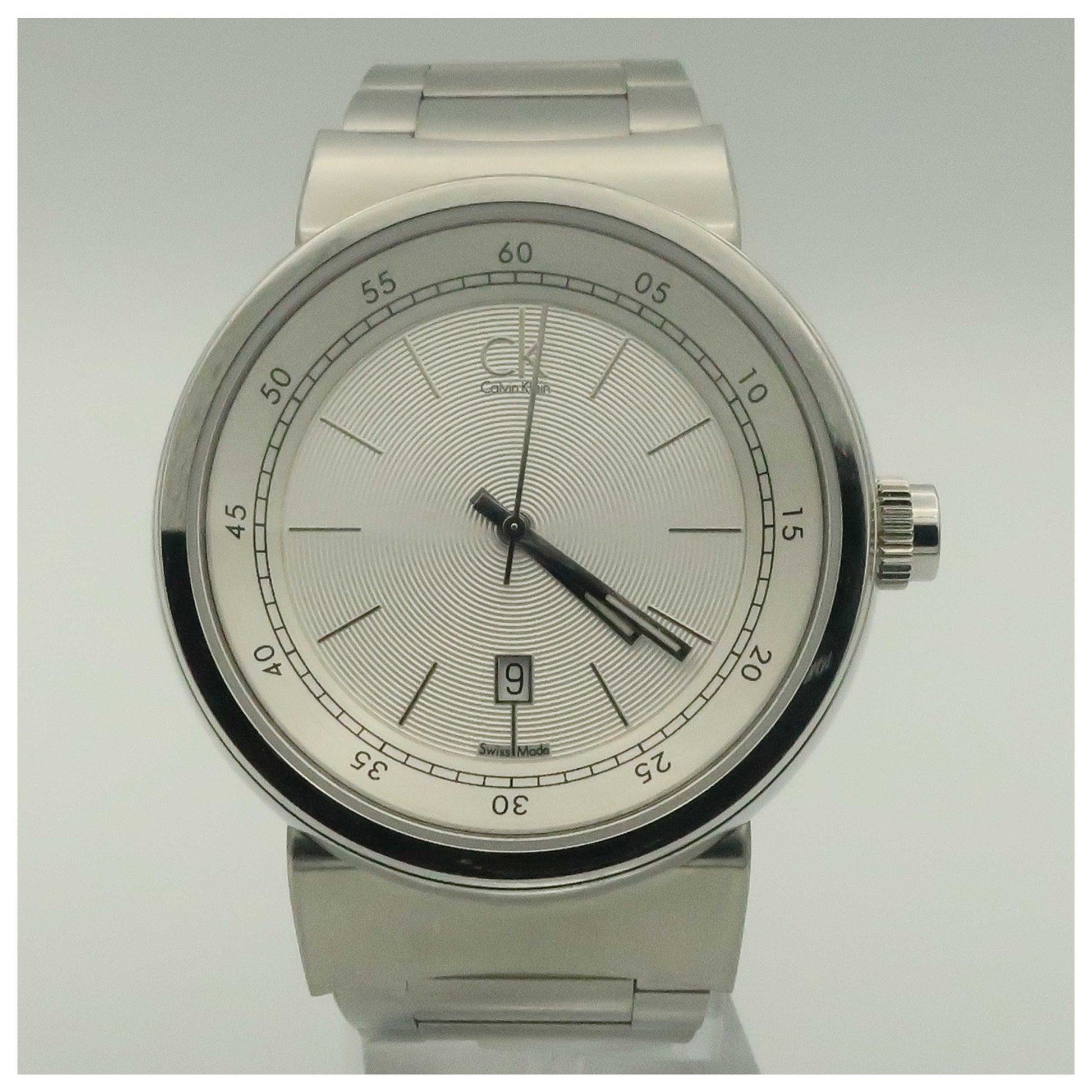 Front view of Calvin Klein Celerity Men's Swiss Quartz (Battery-Powered) Watch K7551126-PO