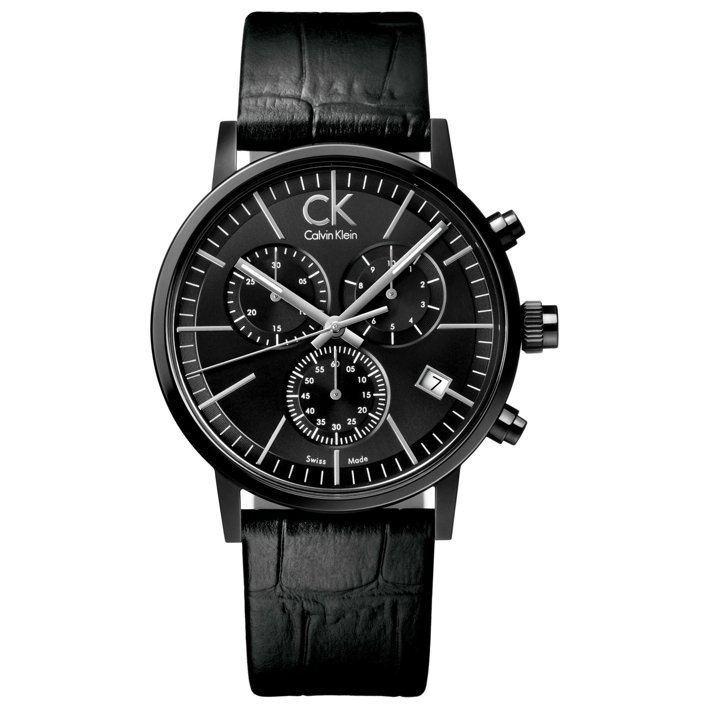 Front view of Calvin Klein Post-Minimal Men's Swiss Quartz (Battery-Powered) Watch K7627401
