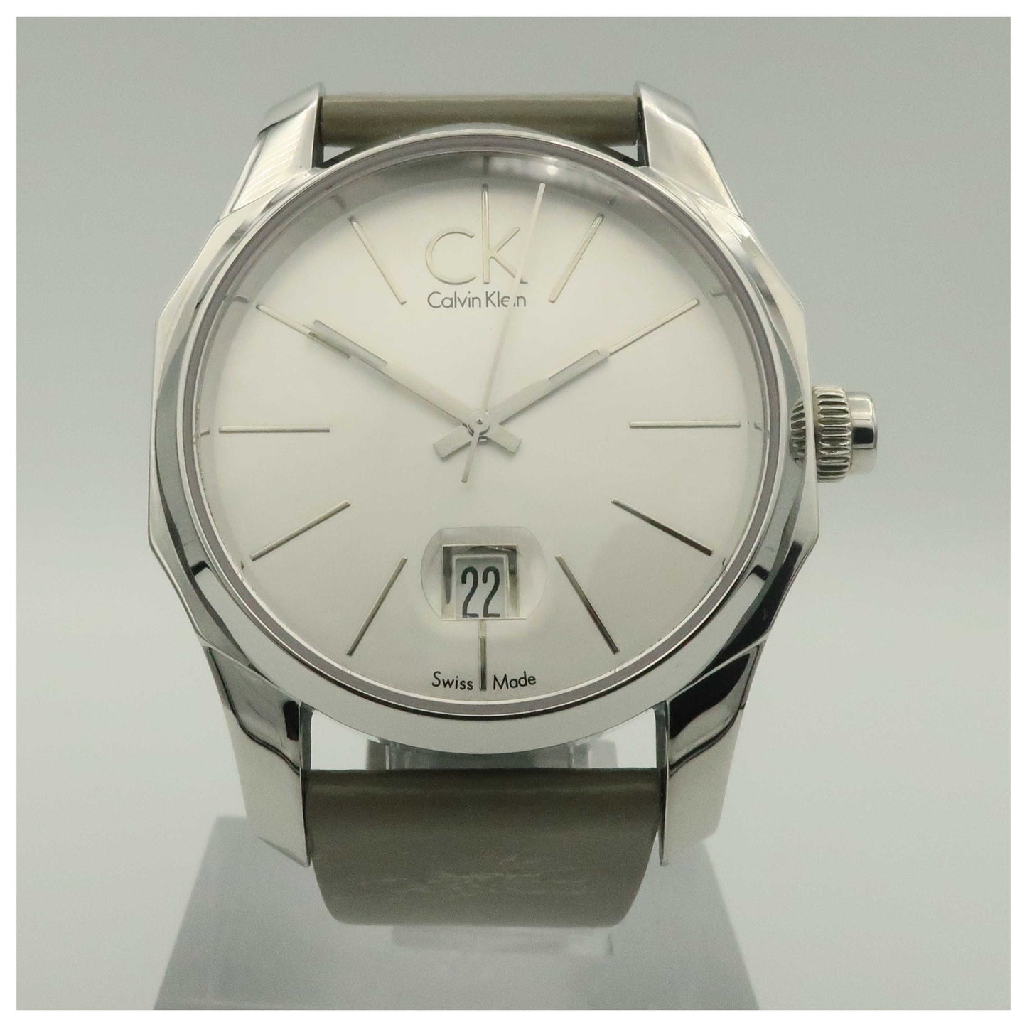 Front view of Calvin Klein Biz Men's Swiss Quartz (Battery-Powered) Watch K7741120-PO