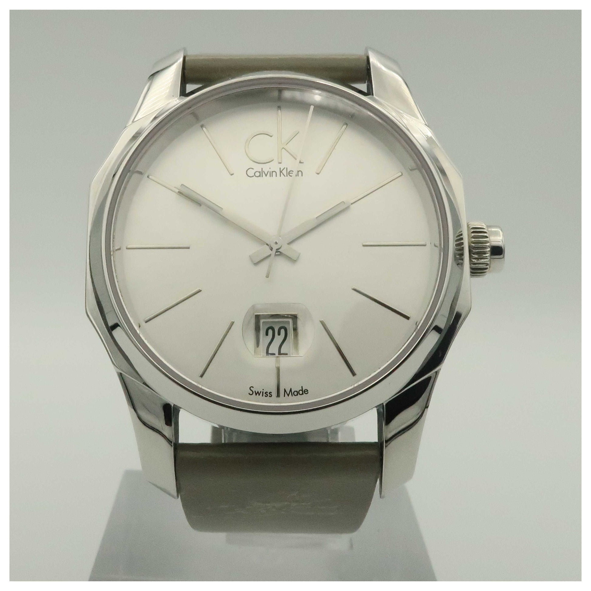 Front view of Calvin Klein Biz Men's Swiss Quartz (Battery-Powered) Watch K7741120-PO