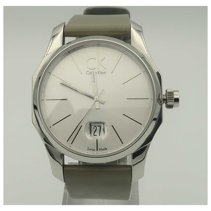 Front view of Calvin Klein Biz Men's Swiss Quartz (Battery-Powered) Watch K7741120-SDV