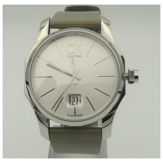 Front view of Calvin Klein Biz Men's Swiss Quartz (Battery-Powered) Watch K7741120-SDV