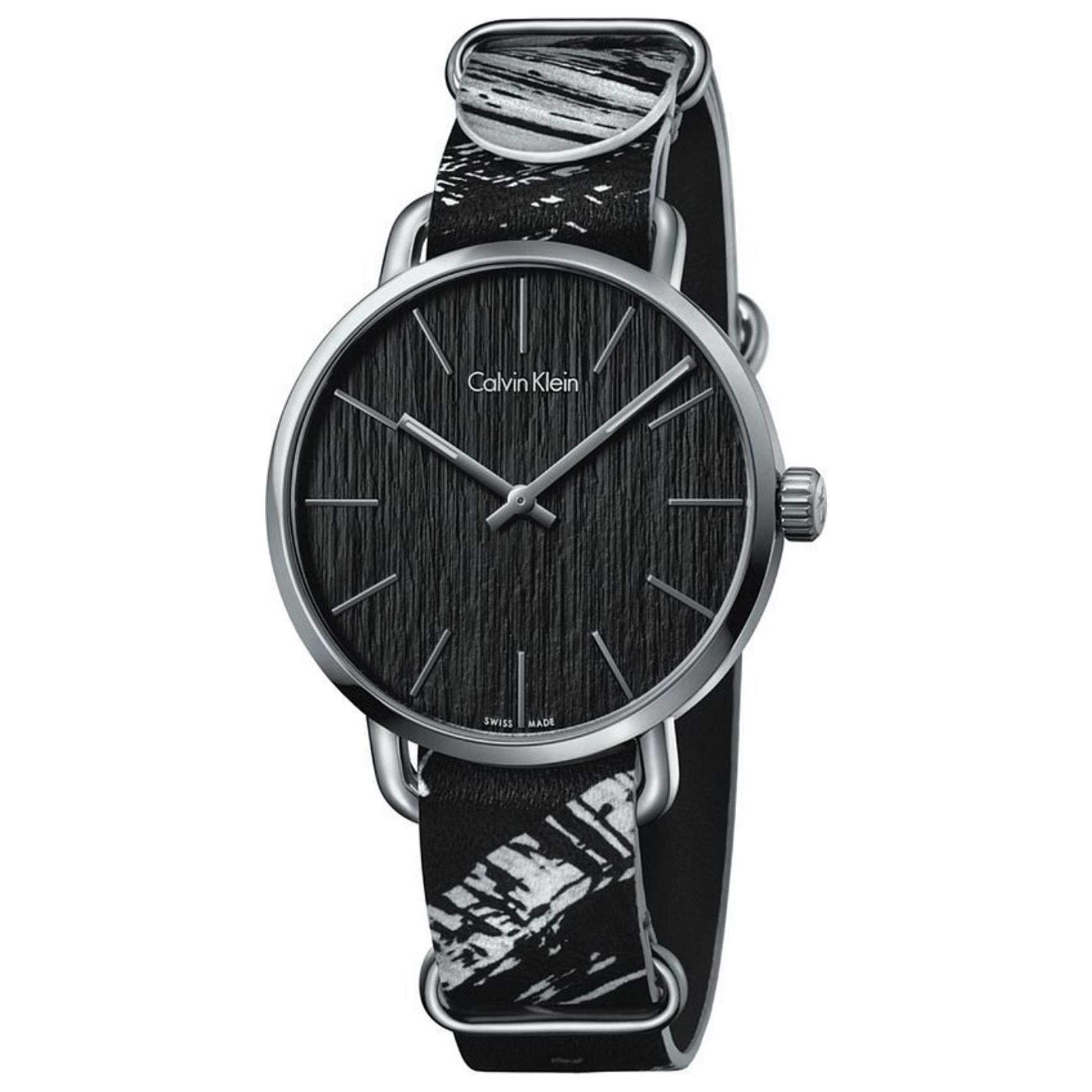 Front view of Calvin Klein Even Men's Swiss Quartz (Battery-Powered) Watch K7B211L1