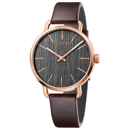 Front view of Calvin Klein Even Men's Quartz Watch K7B216G3