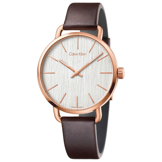 Front view of Calvin Klein Even Men's Quartz Watch K7B216G6