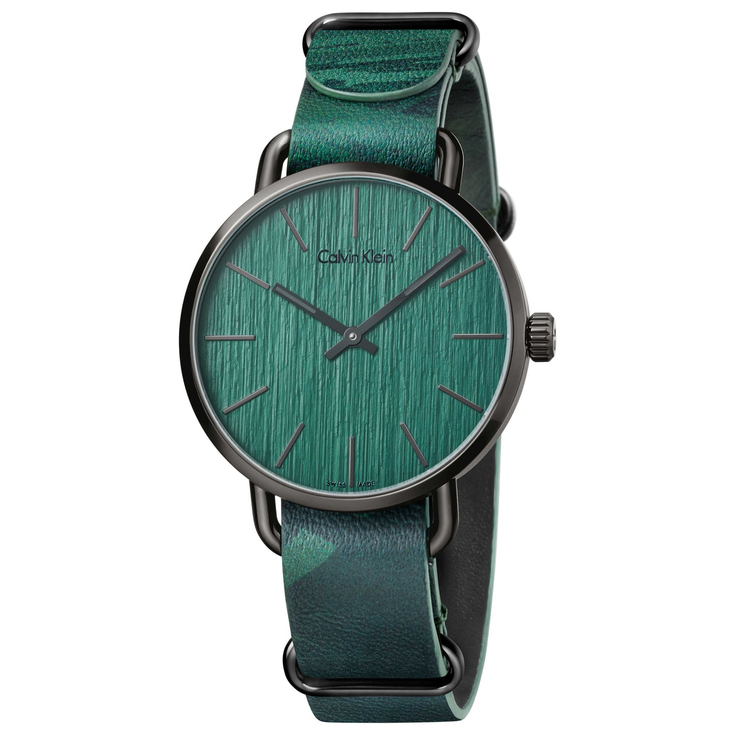 Front view of Calvin Klein Even Men's Swiss Quartz (Battery-Powered) Watch K7B217WL