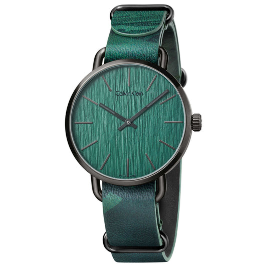 Front view of Calvin Klein Even Men's Swiss Quartz (Battery-Powered) Watch K7B217WL