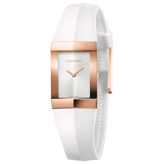 Front view of Calvin Klein Shape Women's Swiss Quartz (Battery-Powered) Watch K7C236K6