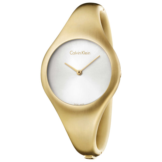 Front view of Calvin Klein Bare Women's Swiss Quartz (Battery-Powered) Watch K7G1M516