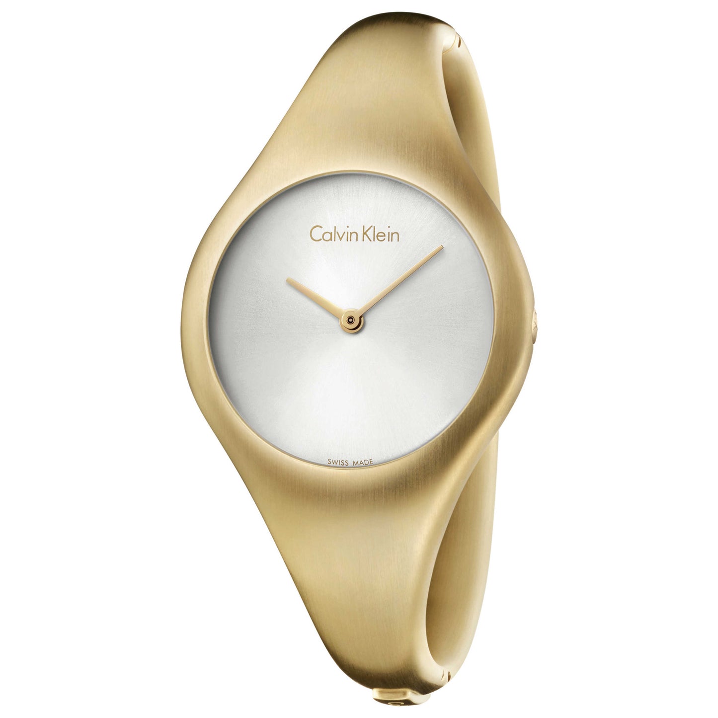 Front view of Calvin Klein Bare Women's Swiss Quartz (Battery-Powered) Watch K7G1S516
