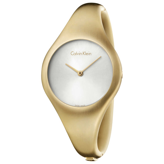 Front view of Calvin Klein Bare Women's Swiss Quartz (Battery-Powered) Watch K7G1S516
