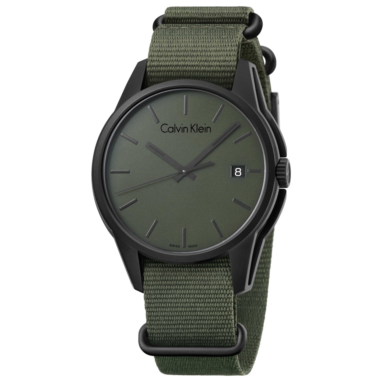 Front view of Calvin Klein Tone Men's Swiss Quartz (Battery-Powered) Watch K7K514WL