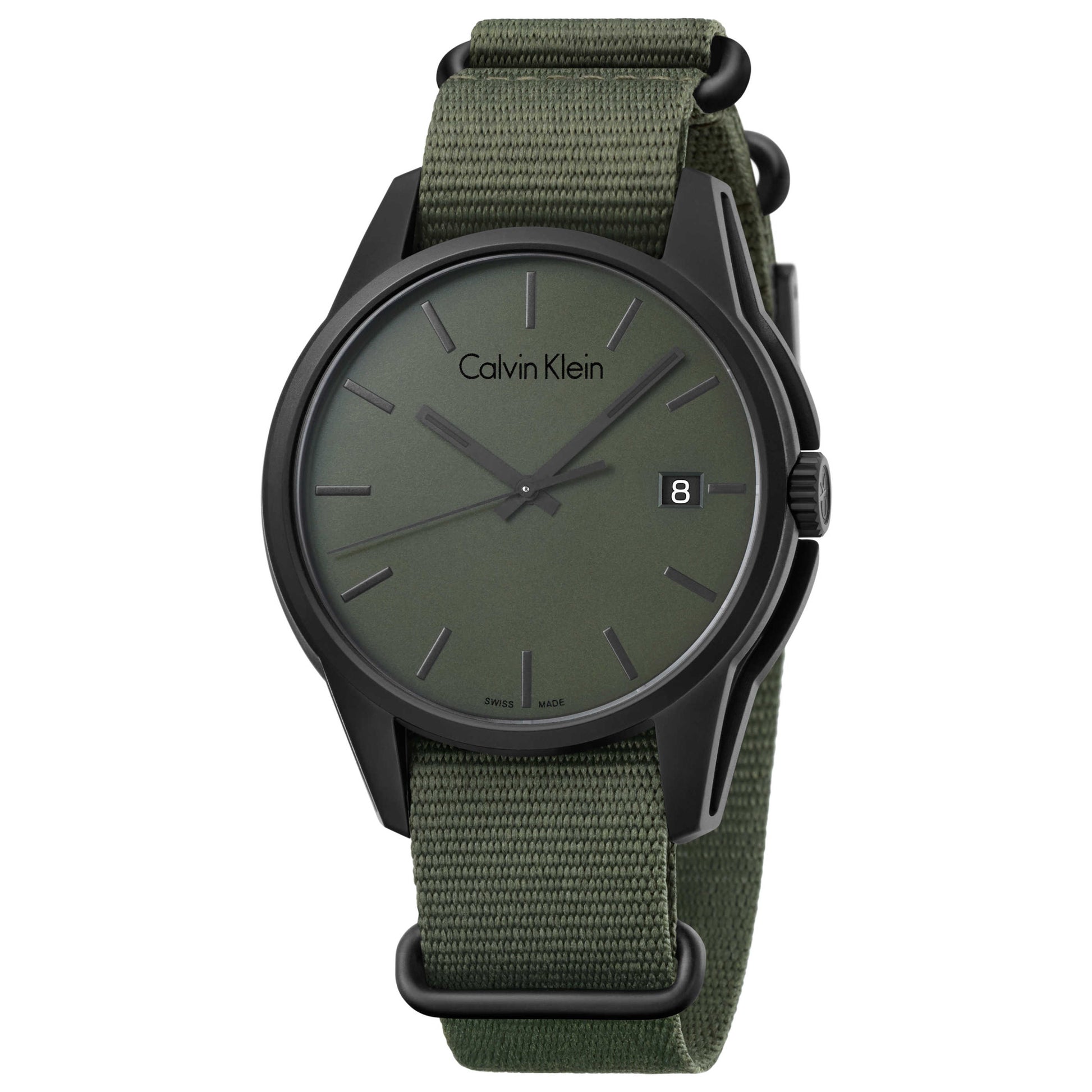 Front view of Calvin Klein Tone Men's Swiss Quartz (Battery-Powered) Watch K7K514WL
