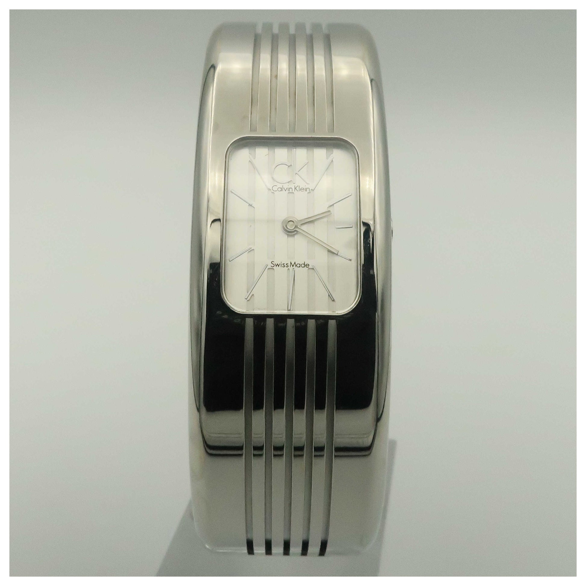 Front view of Calvin Klein Fractal Women's Swiss Quartz (Battery-Powered) Watch K8122120-PO