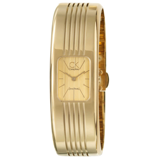 Front view of Calvin Klein Fractal Women's Swiss Quartz (Battery-Powered) Watch K8122209