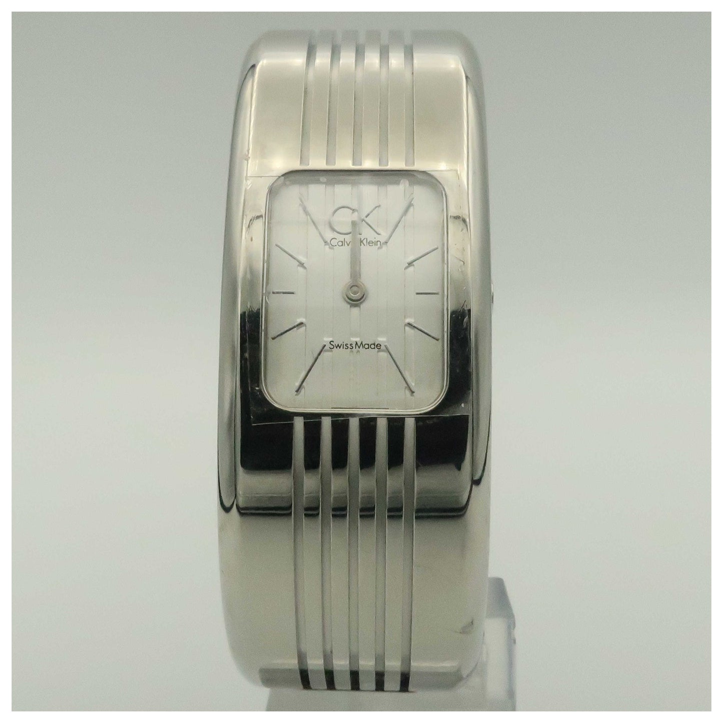 Front view of Calvin Klein Fractal Women's Swiss Quartz (Battery-Powered) Watch K8124120-PO