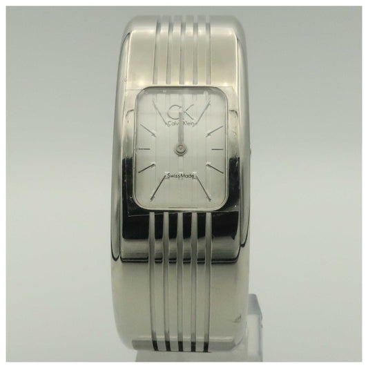 Front view of Calvin Klein Fractal Women's Swiss Quartz (Battery-Powered) Watch K8124120-PO