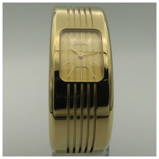 Front view of Calvin Klein Fractal Women's Swiss Quartz (Battery-Powered) Watch K8124209-PO