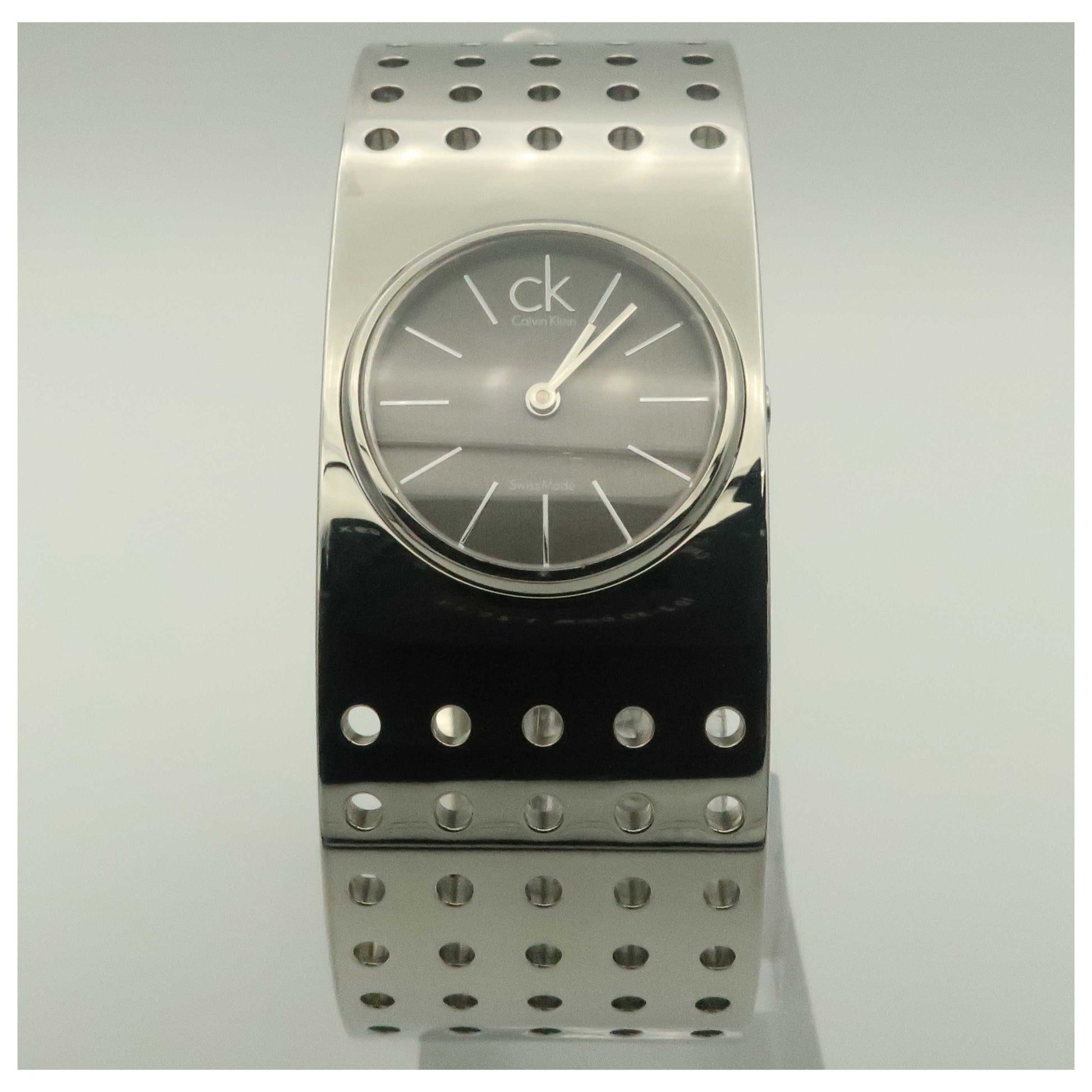 Front view of Calvin Klein Grid Women's Swiss Quartz (Battery-Powered) Watch K8322107-SD