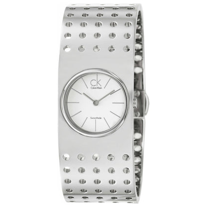Front view of Calvin Klein Grid Women's Quartz Watch K8322120