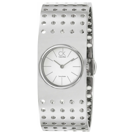 Front view of Calvin Klein Grid Women's Quartz Watch K8322120