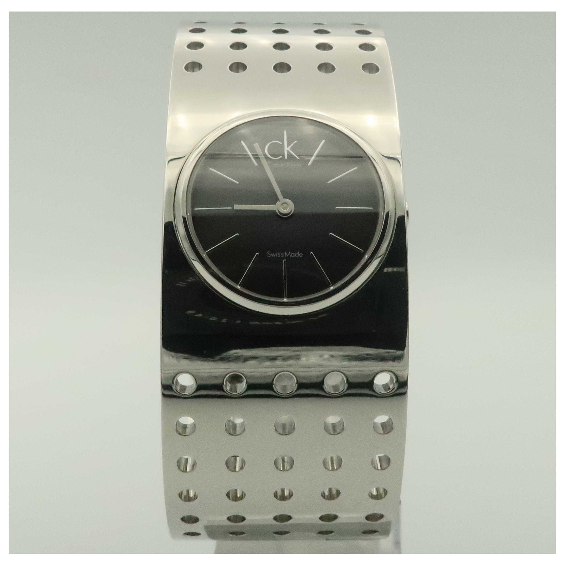 Front view of Calvin Klein Grid Women's Swiss Quartz (Battery-Powered) Watch K8323107-PO