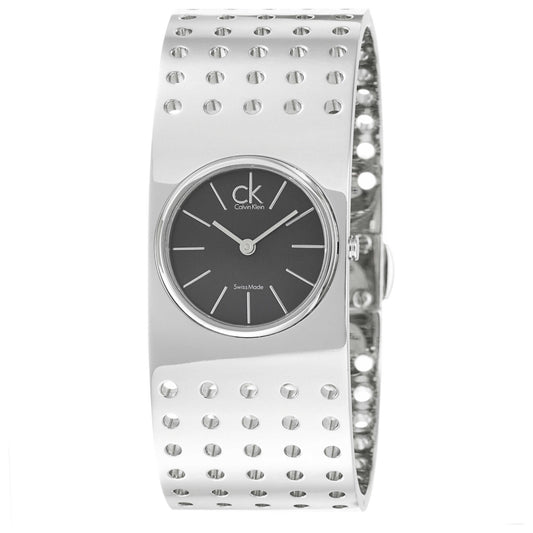 Front view of Calvin Klein Grid Women's Quartz Watch K8323107