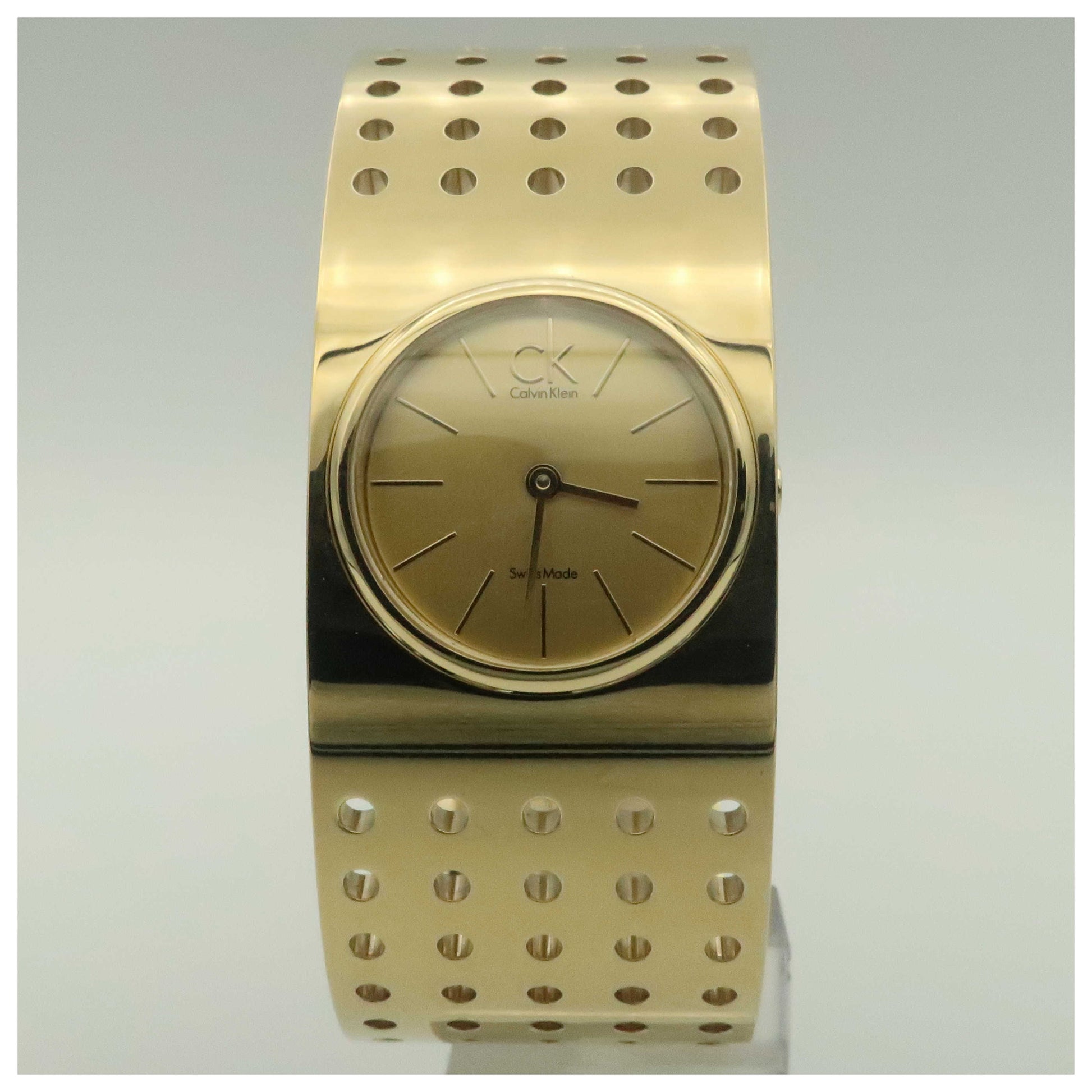 Front view of Calvin Klein Grid Women's Swiss Quartz (Battery-Powered) Watch K8323209-PO