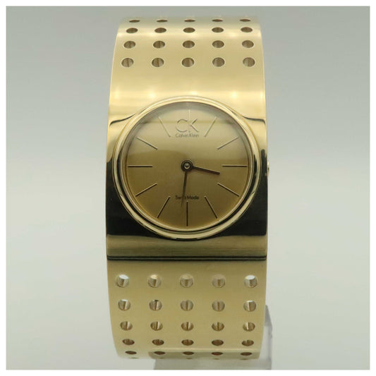 Front view of Calvin Klein Grid Women's Swiss Quartz (Battery-Powered) Watch K8323209-PO