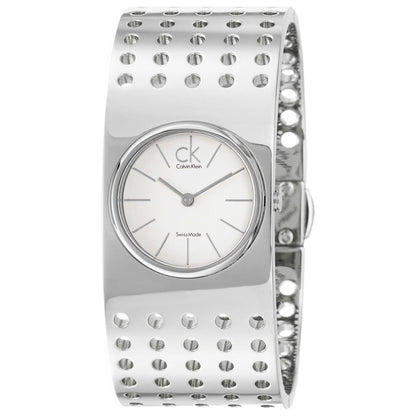 Front view of Calvin Klein Grid Women's Quartz Watch K8324120