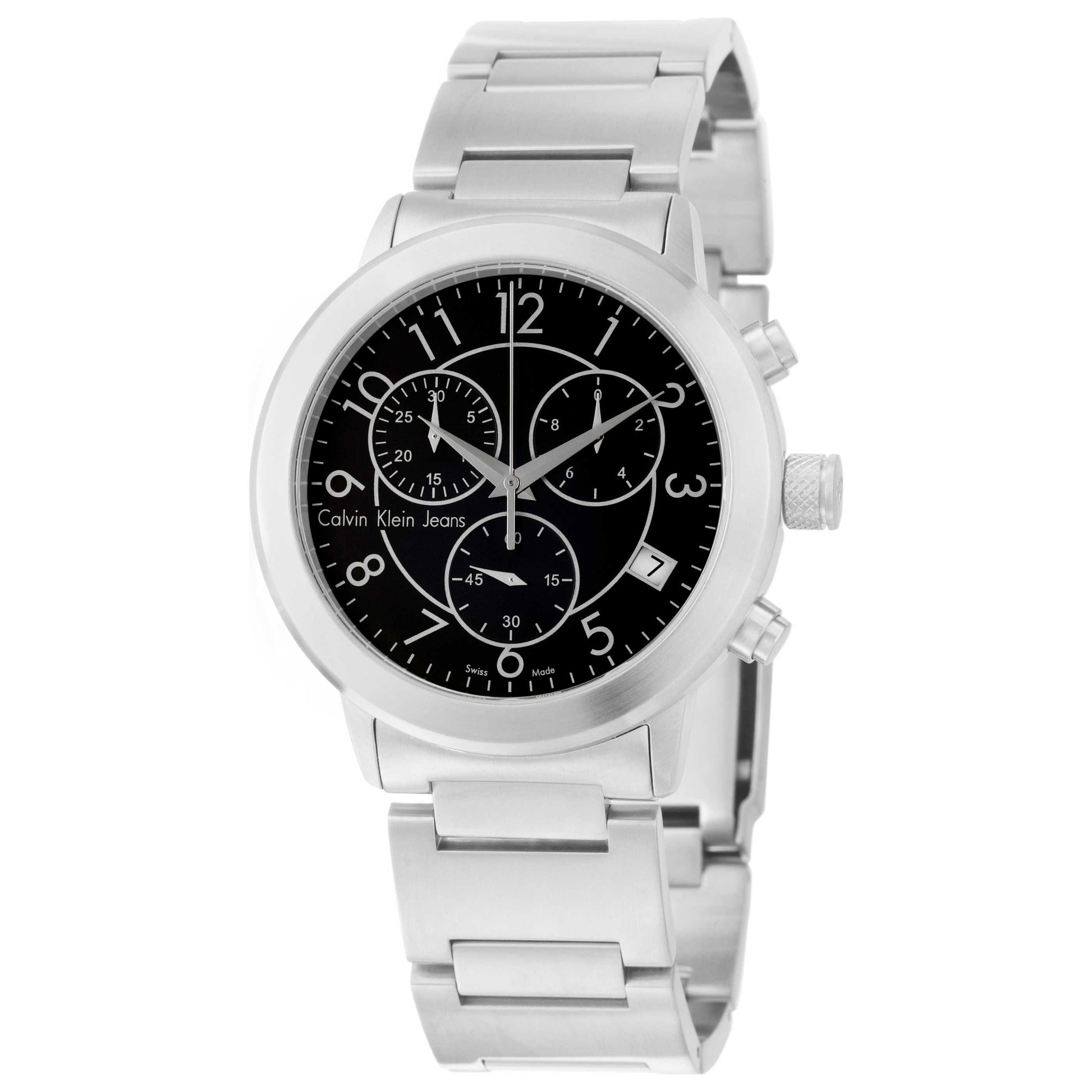 Front view of Calvin Klein Jeans Continual Men's Swiss Quartz (Battery-Powered) Watch K8717115