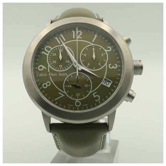 Front view of Calvin Klein Continual Men's Swiss Quartz (Battery-Powered) Watch K8717174-SDV