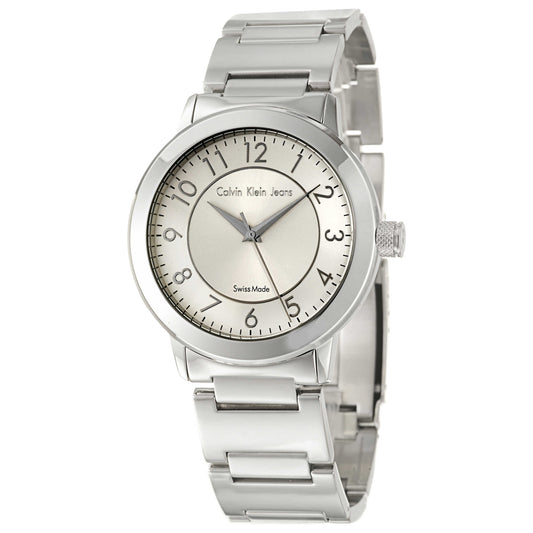 Front view of Calvin Klein Jeans Continual Men's Swiss Quartz (Battery-Powered) Watch K8721120