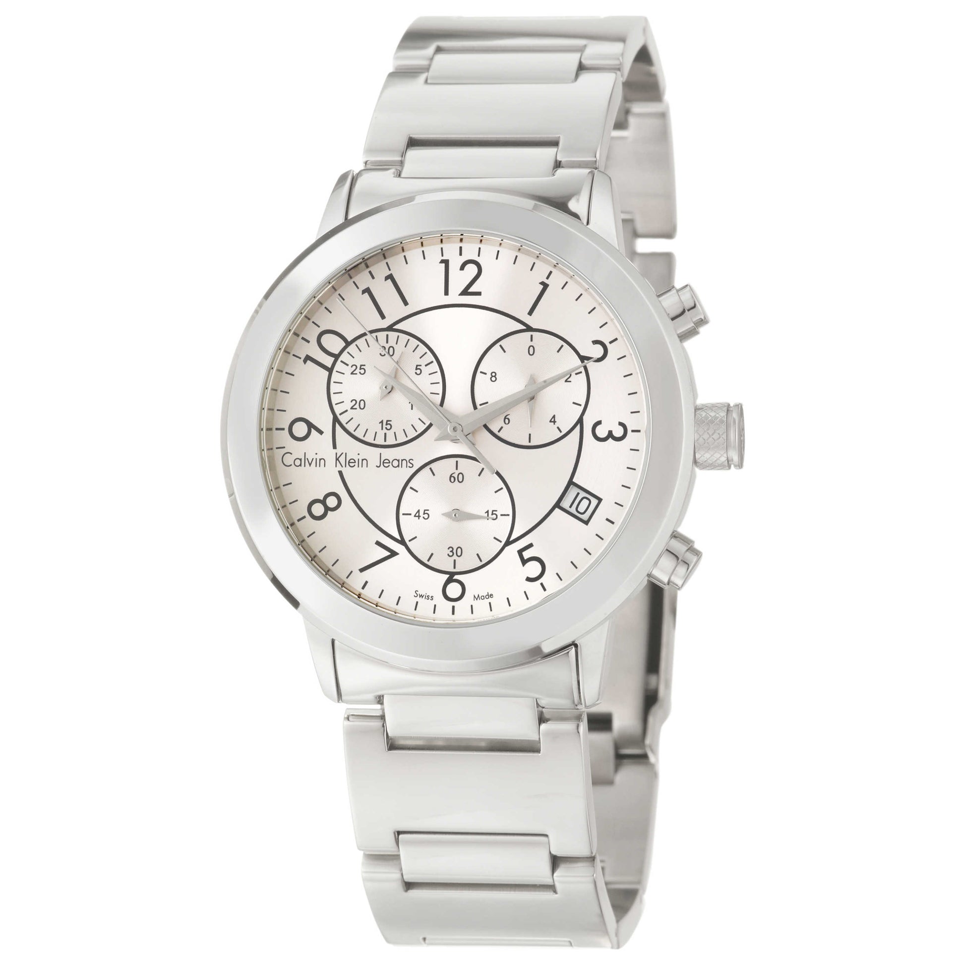 Front view of Calvin Klein Jeans Continual Men's Swiss Quartz (Battery-Powered) Watch K8727131