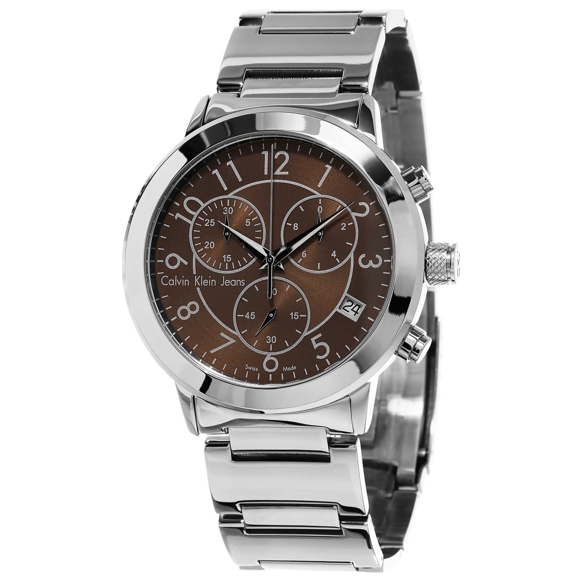 Front view of Calvin Klein Jeans Continual Men's Quartz Watch K8727176