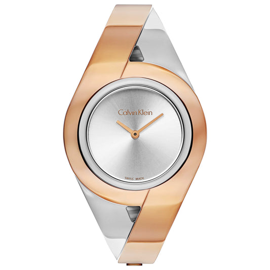 Front view of Calvin Klein Sensual Women's Quartz Watch K8E2M1Z6