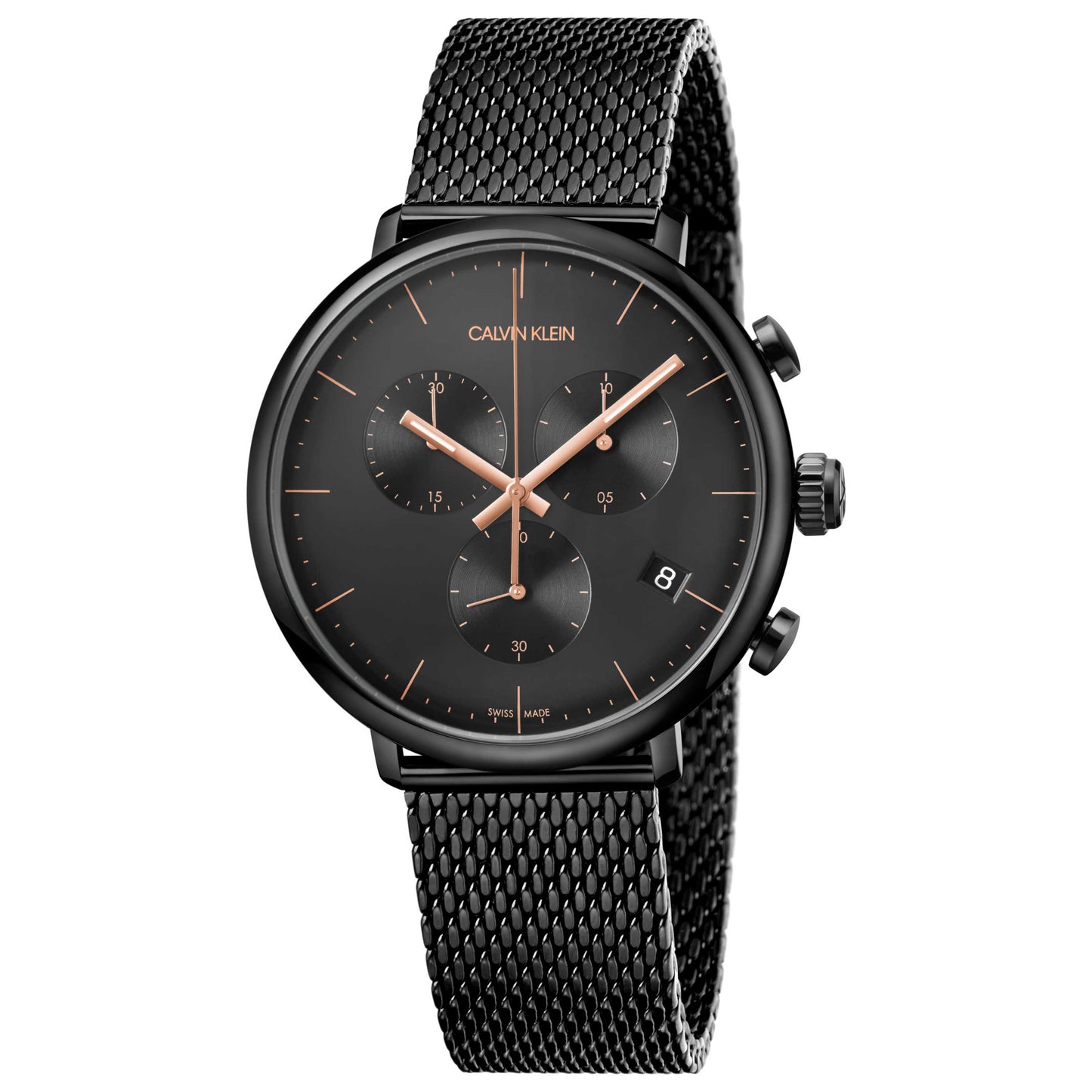 Front view of Calvin Klein High Noon Men's Quartz Watch K8M27421